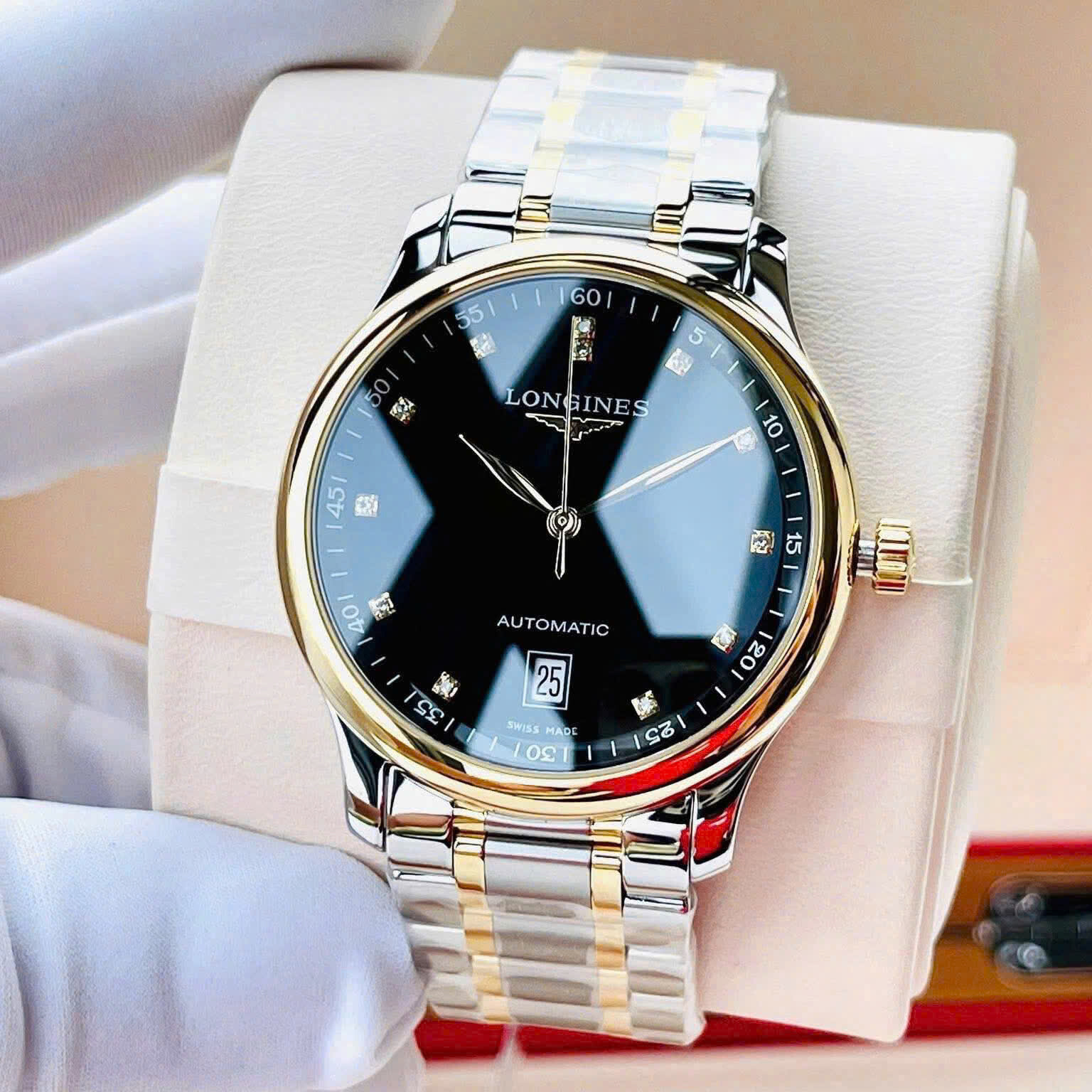 Longines Master Collection Diamond DemiGold 18K L2.628.5.57.7