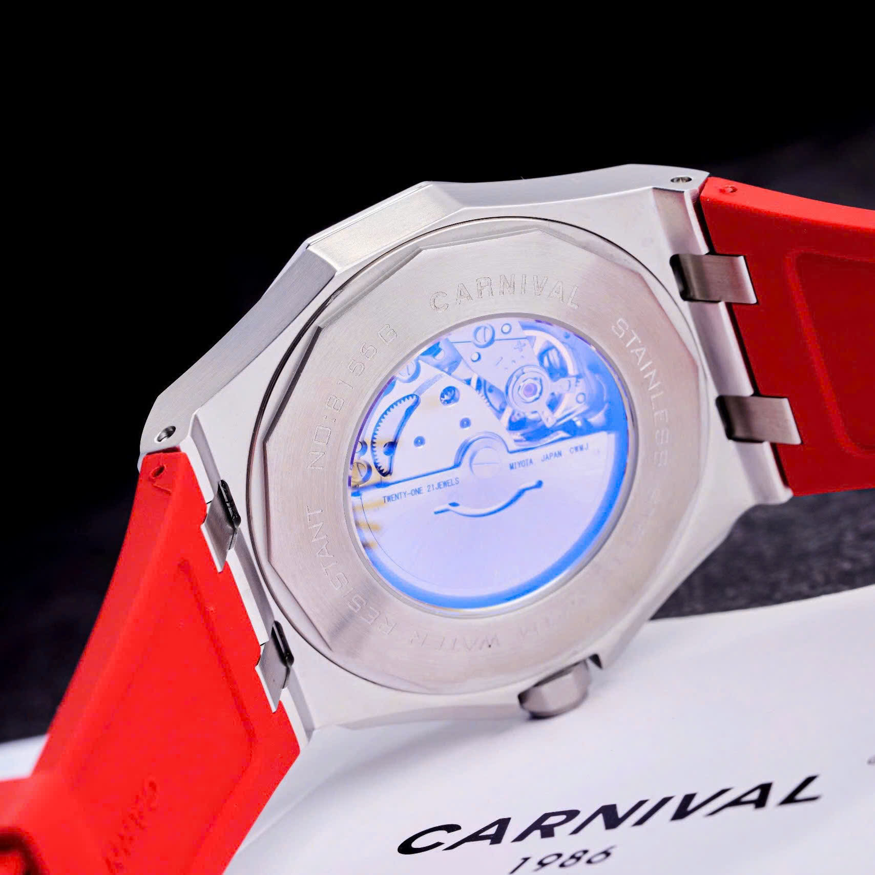 Carnival 8156G-VT-D1 đồng hồ CARNIVAL SKELETON 8156G-VT-D1