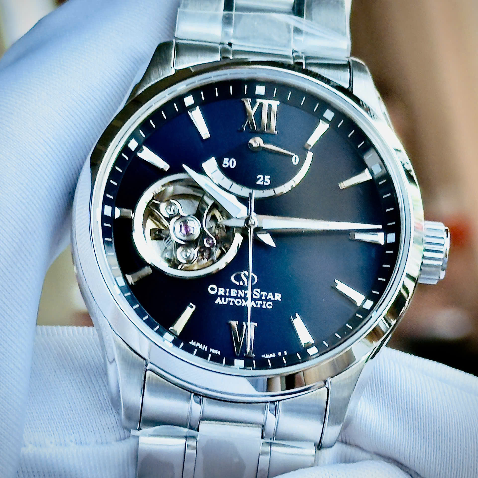 Orient Star Open heart Blue RE-AT0001L00B